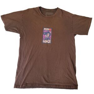 Astroworld 2021 Brown T-Shirt Mens Large See You On The Other Side Travis Tour